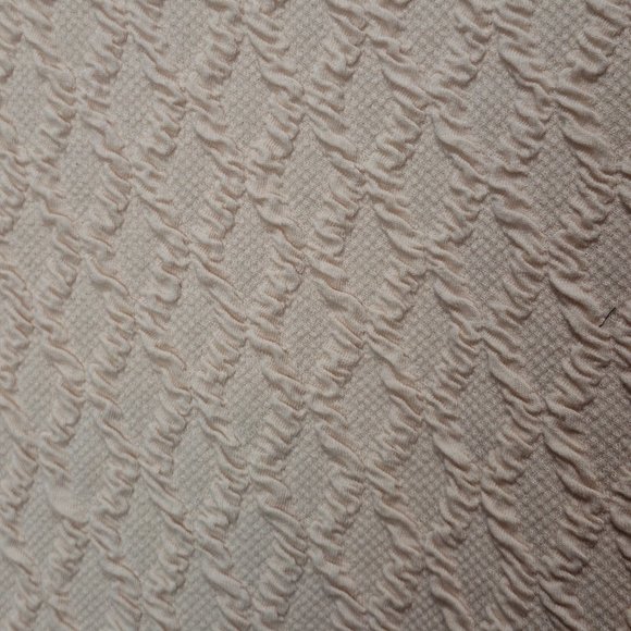 Blue Candy Cream Collared Blouse with Floral Sleeves - Picture 4 of 6